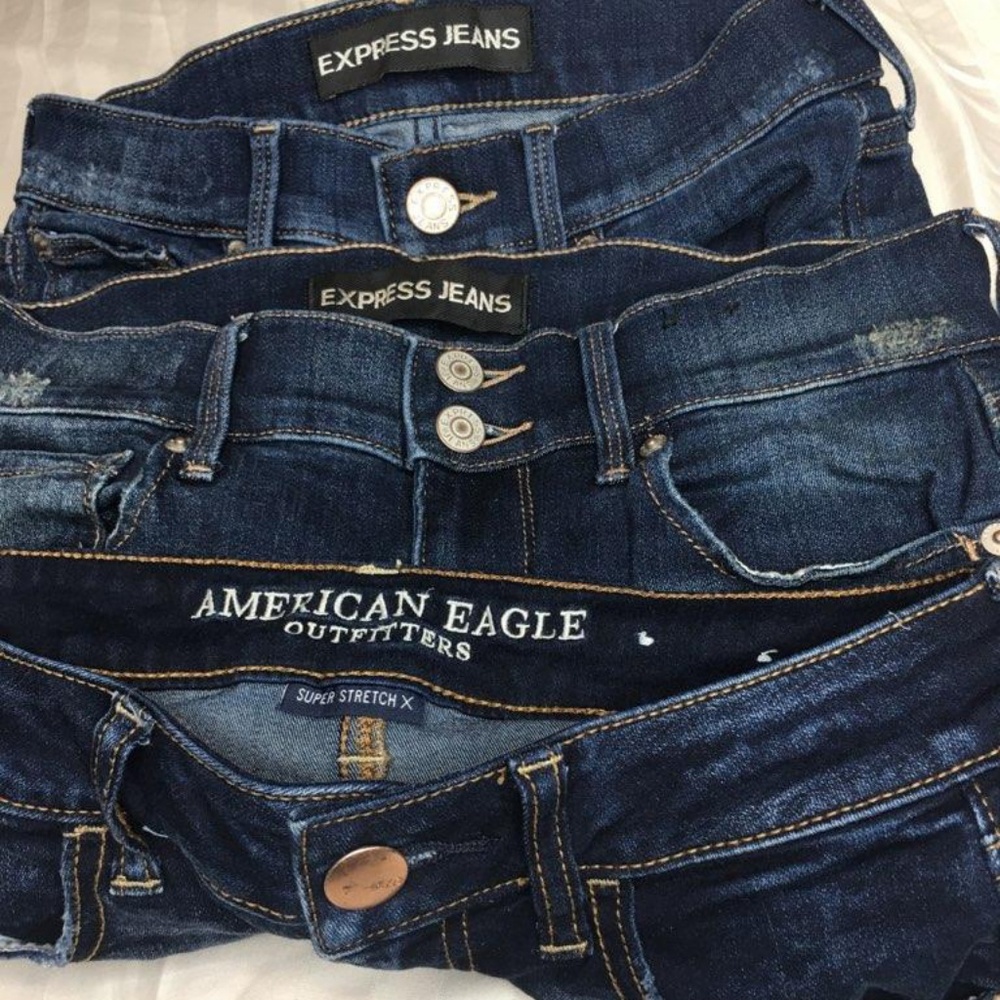 Express Jeans & American Eagle Jeans